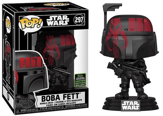Boba Fett (Black, No Stack) 297 - 2020 Spring Convention Exclusive *Missing Sticker** - ToylandEU