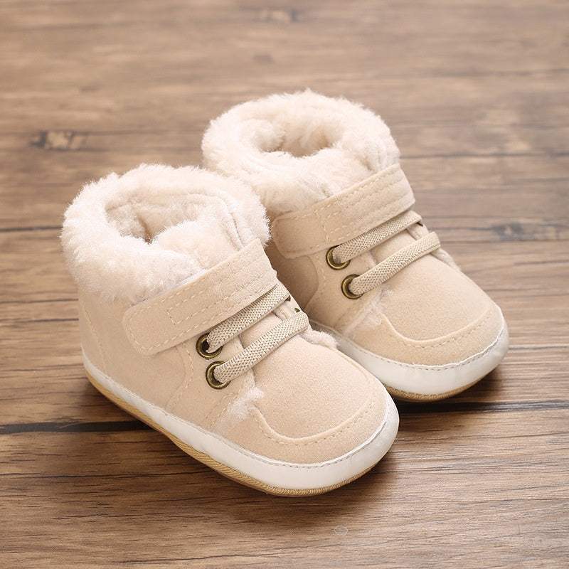 Kids' Plush Warm Rubber-Sole Shoes | Non-Slip