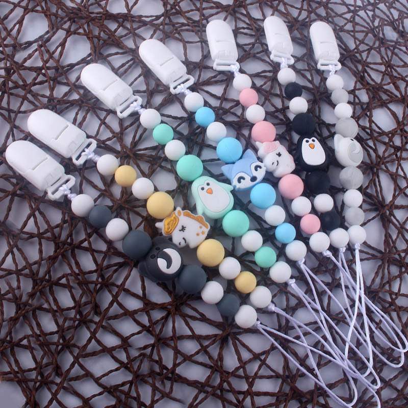 Silicone Pacifier Chain Clip | 25 cm