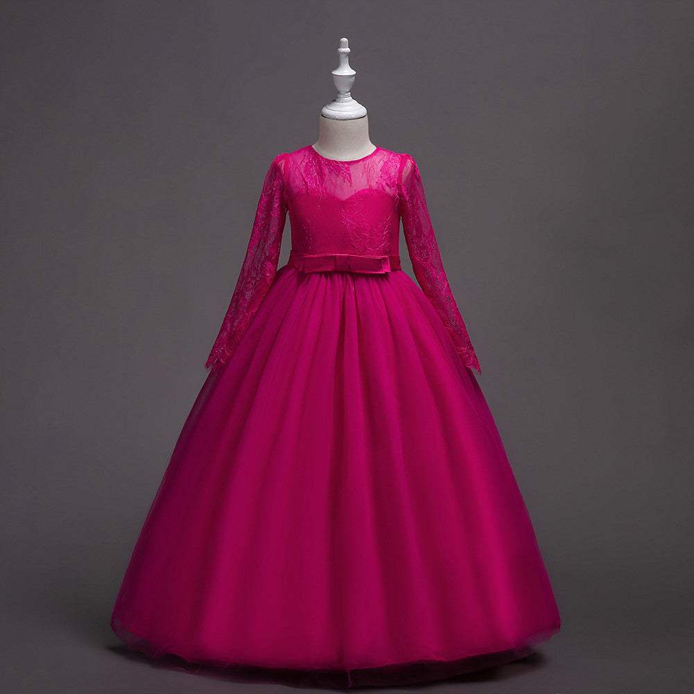 Kids' Long Flower Girl Dress | Polyester