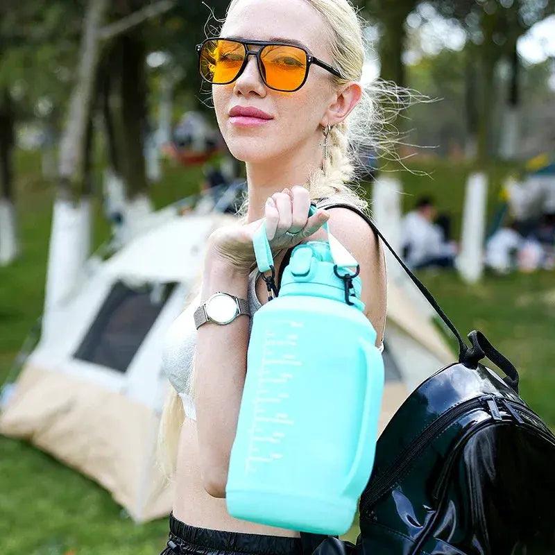  2L Silicone Foldable Water Bottle BPA Free With Handle -  ToylandEU™