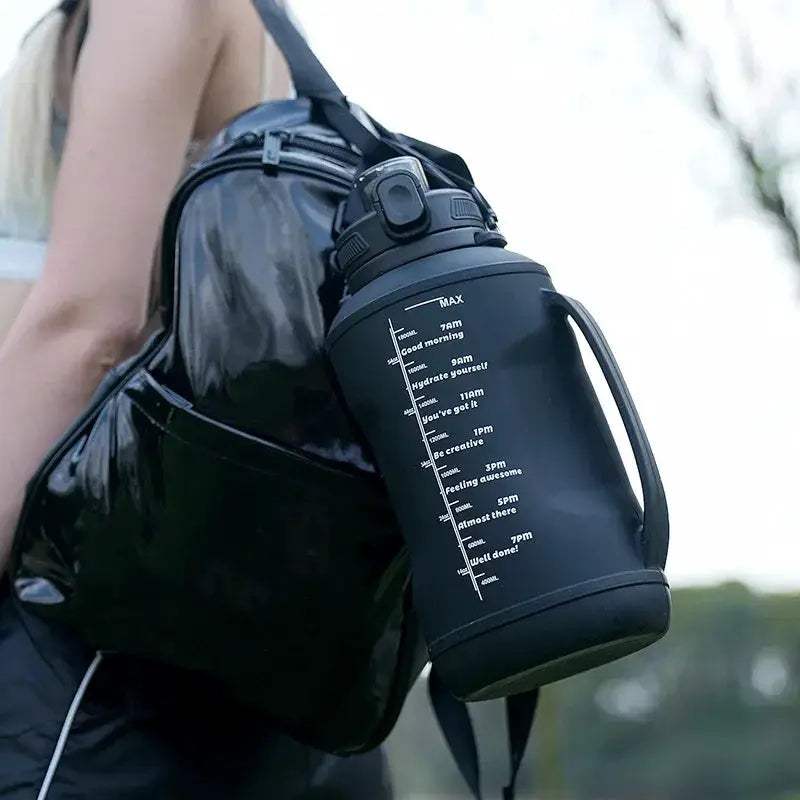 2L Silicone Foldable Water Bottle With Handle BPA Free Portable - ToylandEU