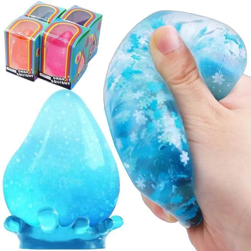  2PCS Aurora Water Drop Maltose Slow Rebound Pinch Ball Toys -  ToylandEU™