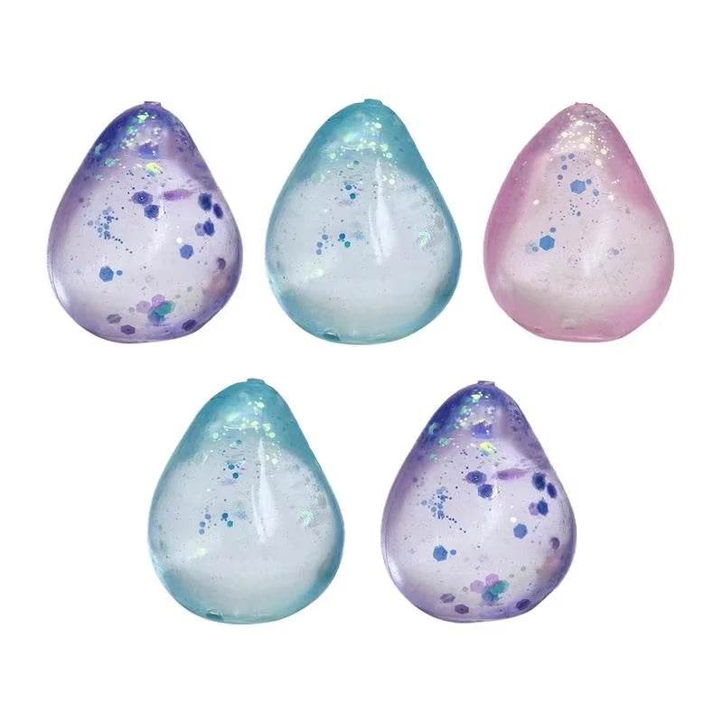 2PCS Aurora Water Drop Maltose Slow Rebound Pinch Ball Toys - ToylandEU