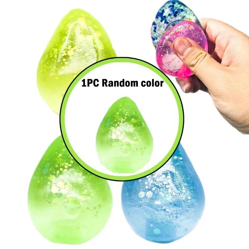 2PCS Aurora Water Drop Maltose Slow Rebound Pinch Ball Toys - ToylandEU