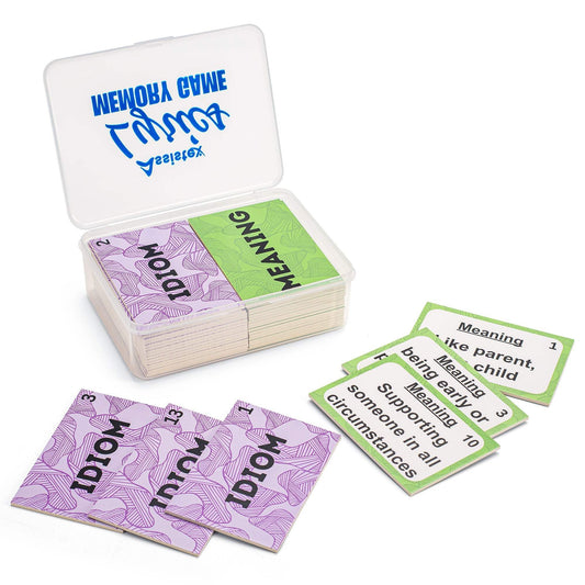 Memory Card Game | 80 Cards | Lyric And Idiom Themes | Dementia Therapy