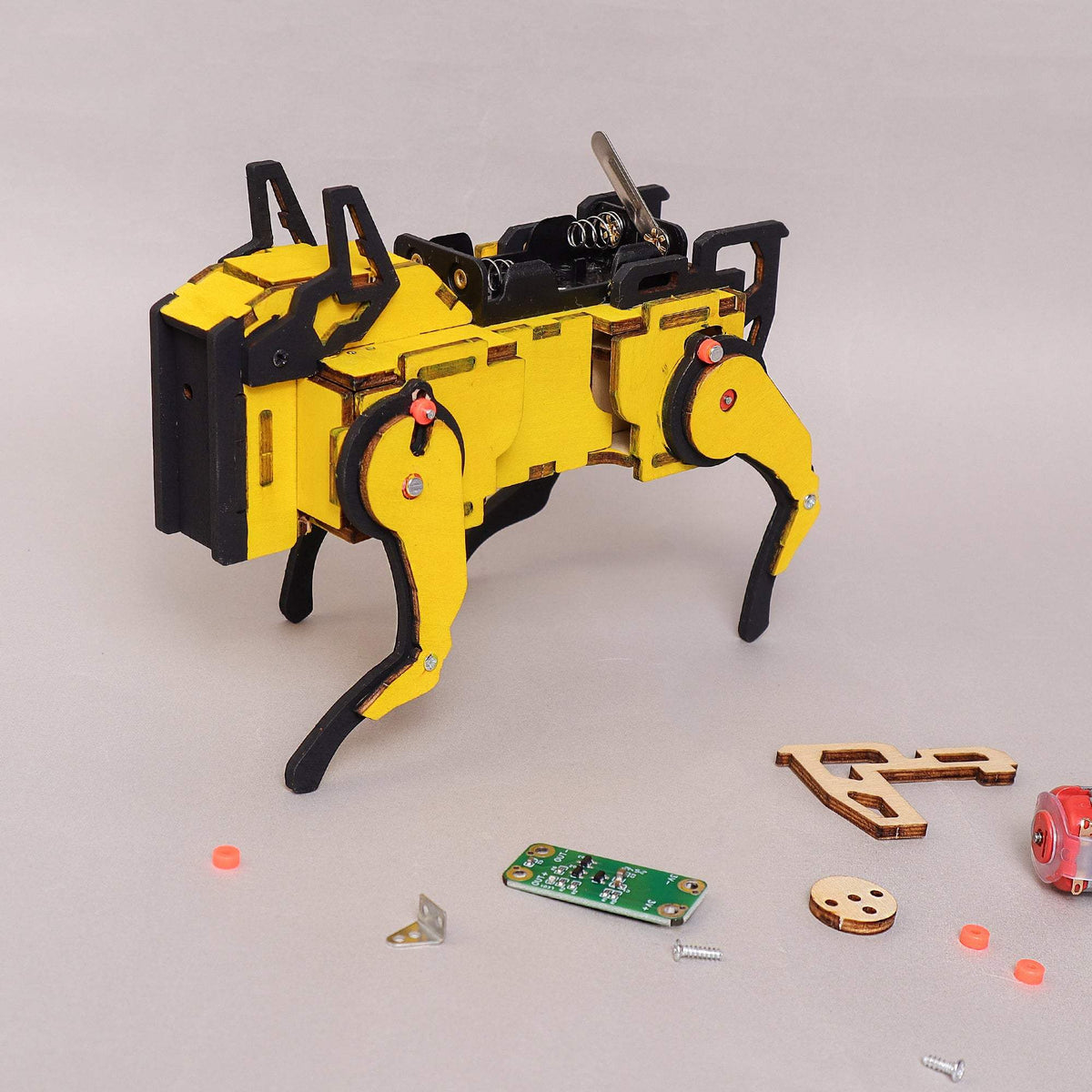 Robot Dog STEM Kit | Sound Activated Control | DIY Assembly | Kids Ages 8+