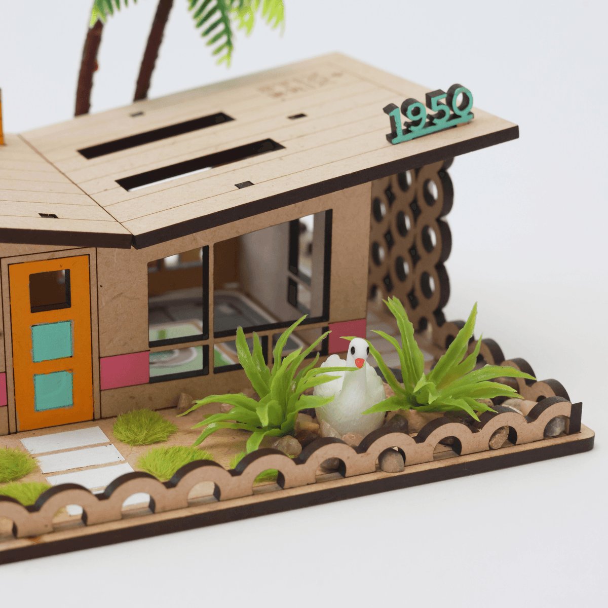 Architectural Model Kit | Mid Century Modern | Educational Toy | Ages 6 Plus