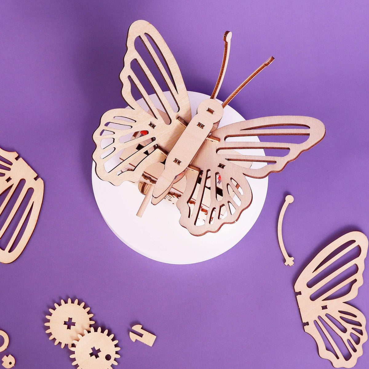 DIY STEM Engineering Kit | Butterfly Build Project | Gear Mechanism | Ages 8+