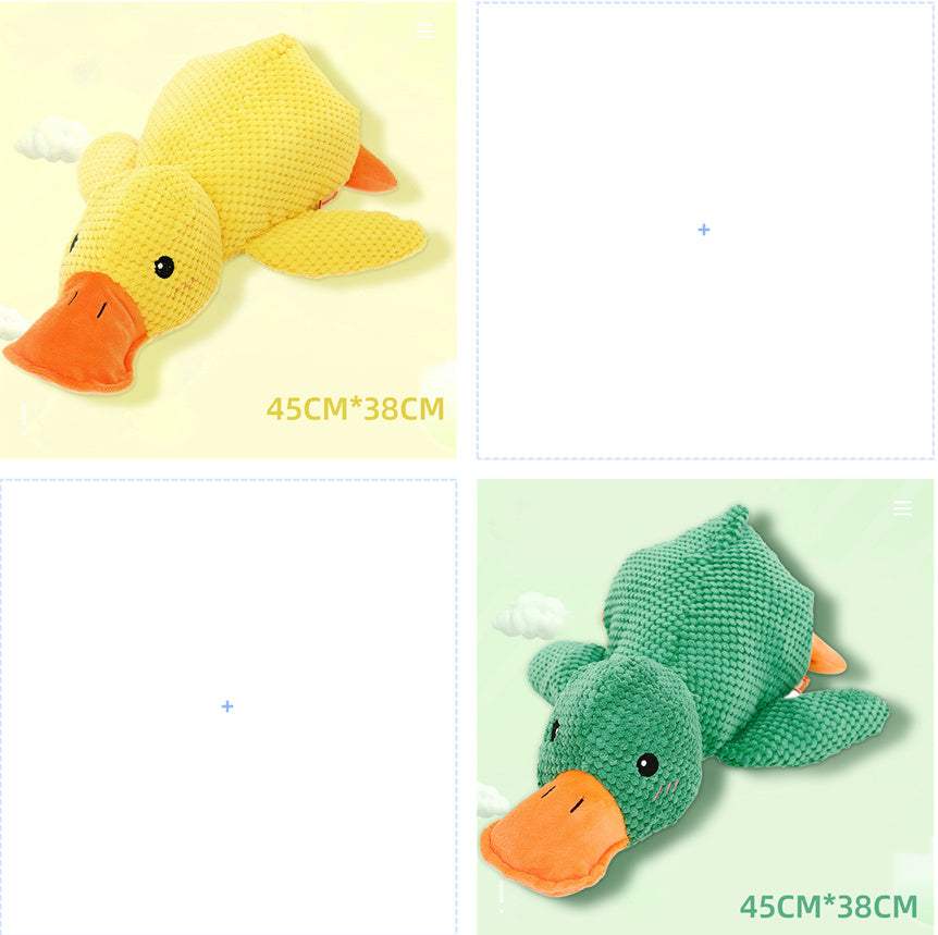 Plush Goose Dog Chew Toy | Bite-Resistant Molars