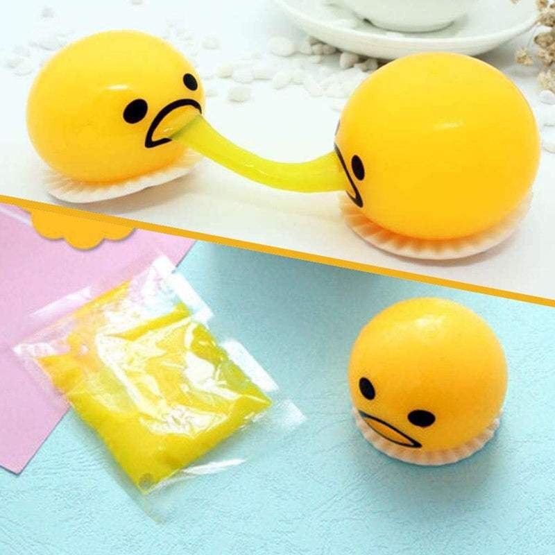 Puking Egg Yolk Pinch Toy | Spoof Prank