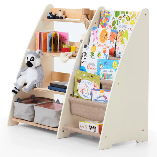 2in1 Montessori Shelf for Books and Toys - ToylandEU