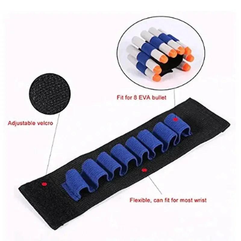  2pcs Toy Gun Wristband For Nerf Gun Soft Bullet Game Equipment -  ToylandEU™