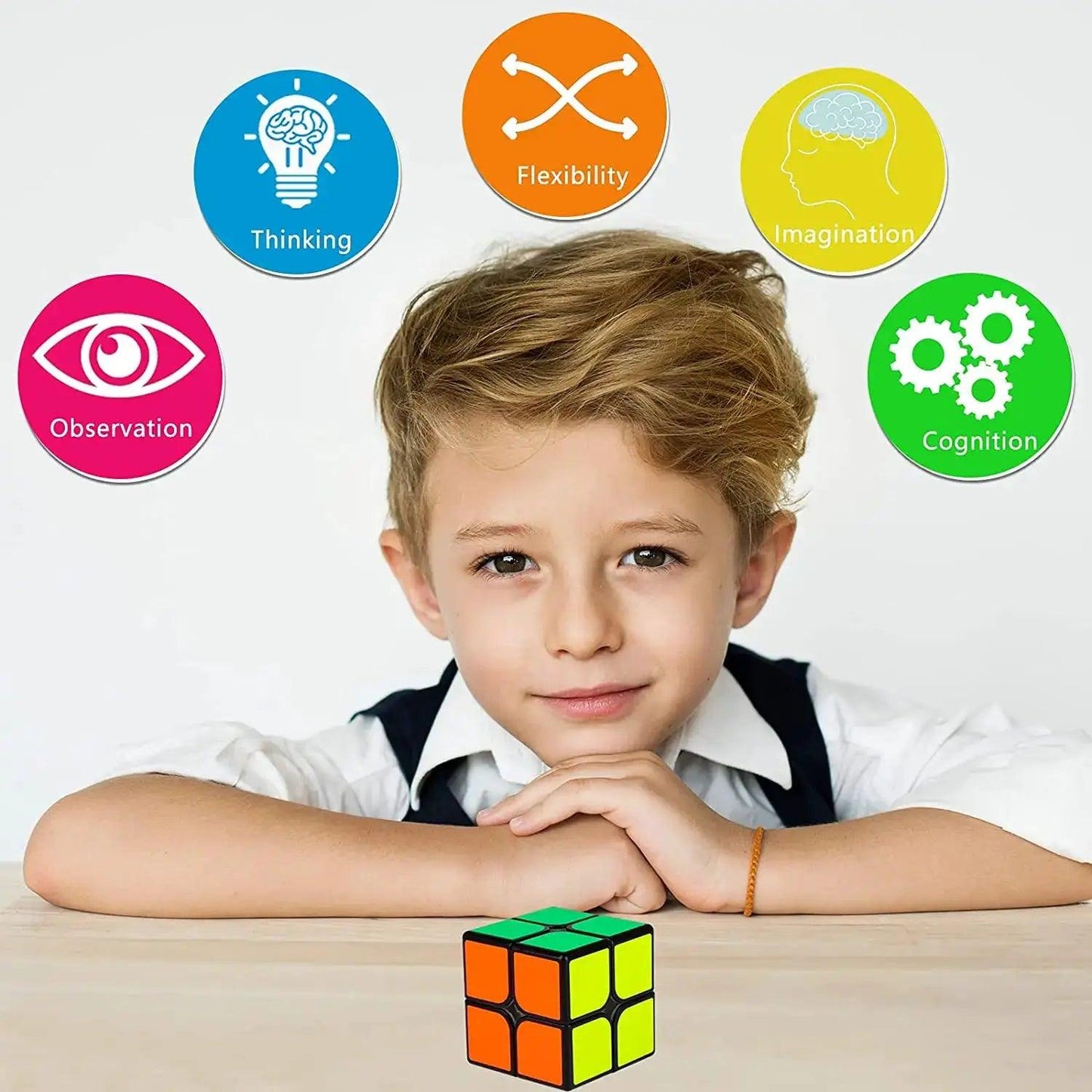  2x2 Speed Cube Magic Puzzle Toy For All Ages -  ToylandEU™