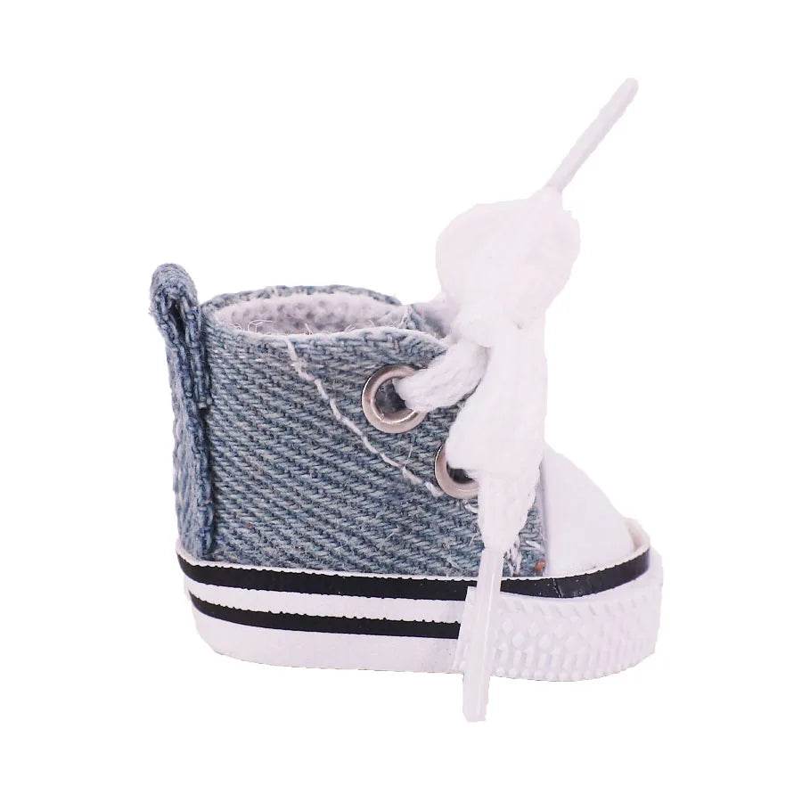 3.8cm Doll Canvas Leather Shoes For Labubu 17cm Doll - ToylandEU