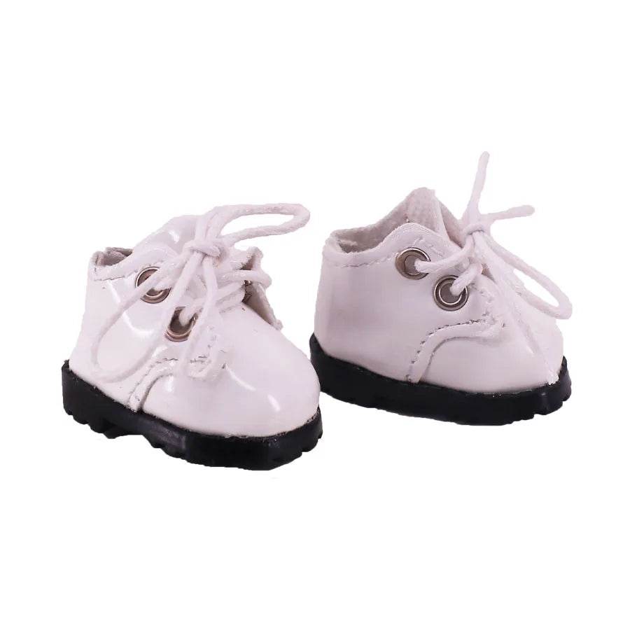 3.8cm Doll Canvas Leather Shoes For Labubu 17cm Doll - ToylandEU