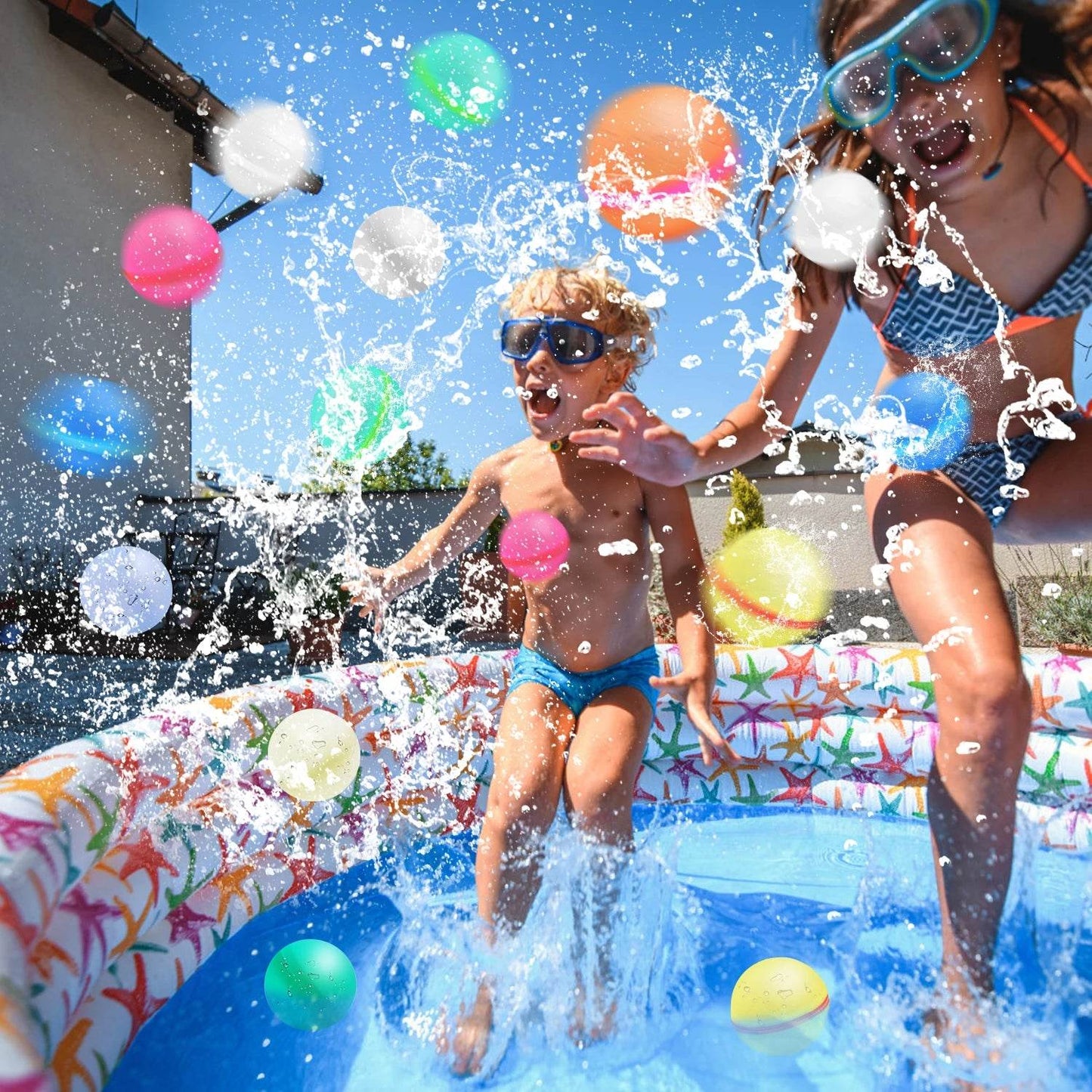 3-9PCS Water Balloons Reusable Self Sealing Quick Fill Water Balls Toys Family Summer Outdoor Pool Beach Toys for Kids and Adults - ToylandEU