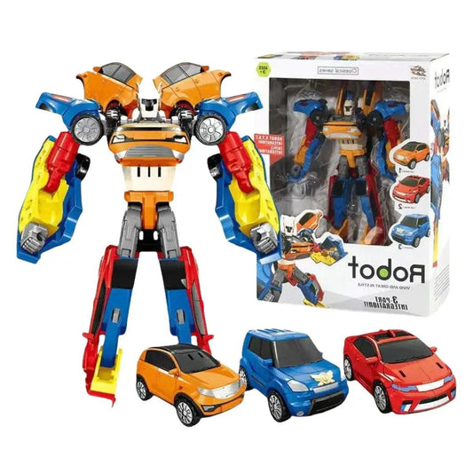  3 In 1 Tobots Transforming Robot Toy For Kids Safe ABS -  ToylandEU™