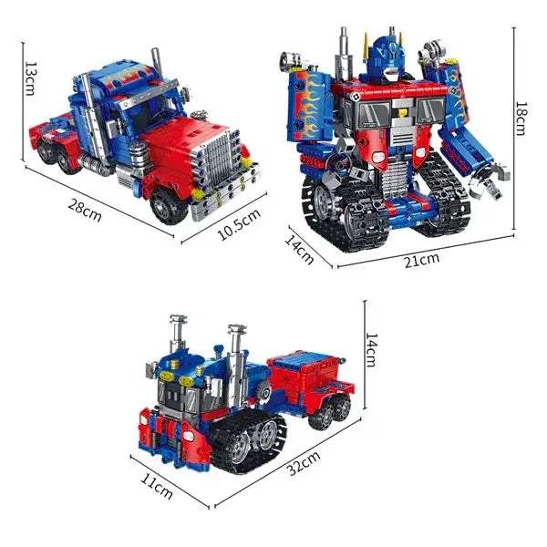 3 In 1 Transforming Robot Building Blocks LEGO Compatible - ToylandEU