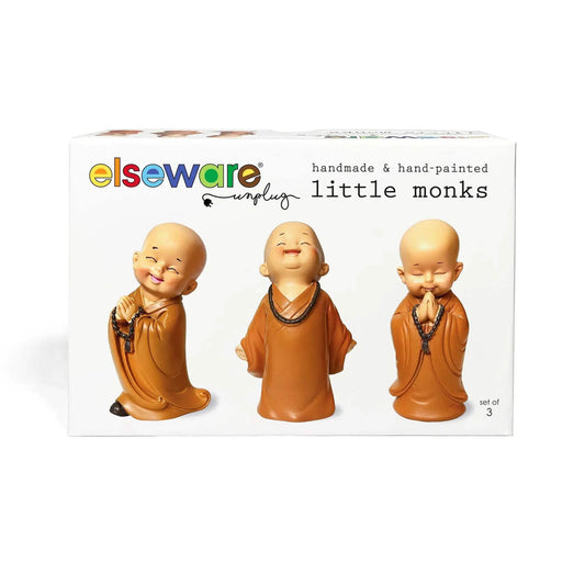 3 Little Monks- Handmade Joy for Mental Health & Self-Care - elseware unplug