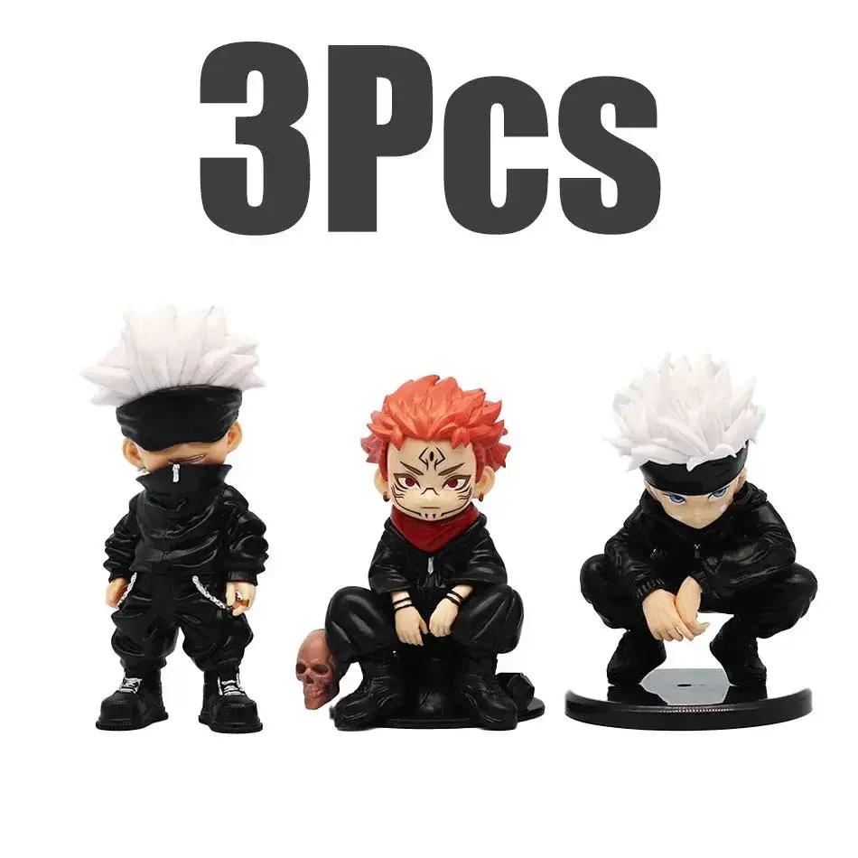 Jujutsu Kaisen Chibi Figurine Set Gojo Sukuna Collectible Figures - ToylandEU