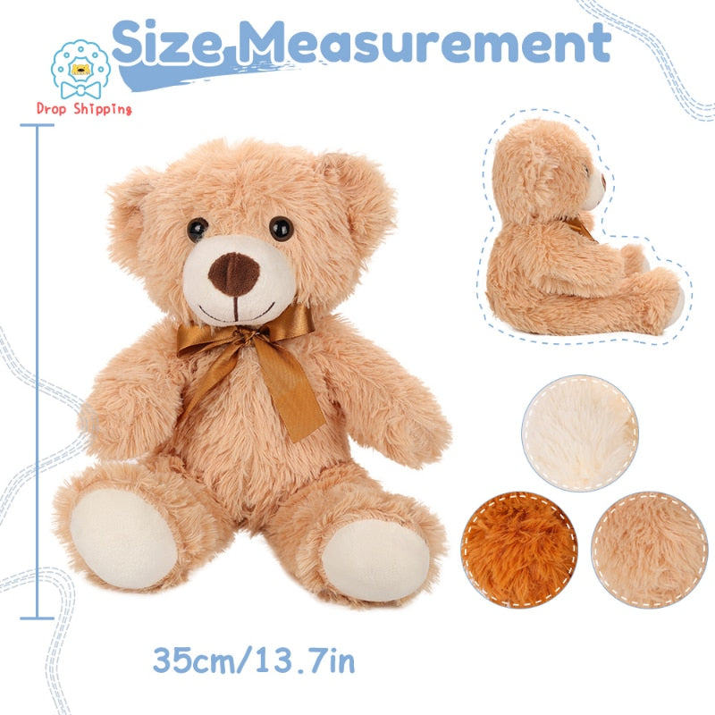 Baby Teddy Bear Stuffed Animal | Baby Gifts Teddy Bear Plush - 3 35cm - ToylandEU