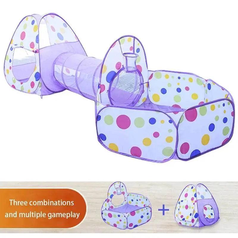  IMBABY 3 in 1 Ball Pool Folding Tent Tunnel for Kids -  ToylandEU™
