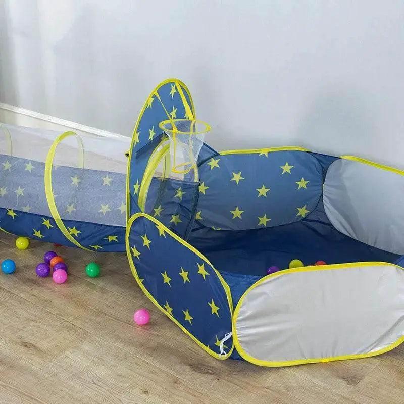  3 In 1 Portable Rocket Children's Tent Toys Ball Pool Tunnel -  ToylandEU™