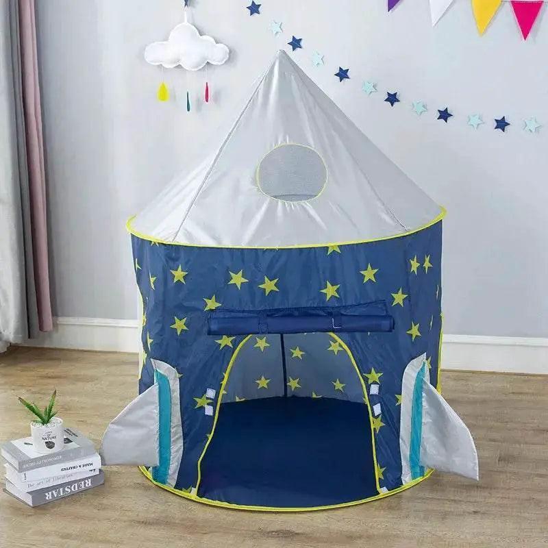  3 In 1 Portable Rocket Children's Tent Toys Ball Pool Tunnel -  ToylandEU™