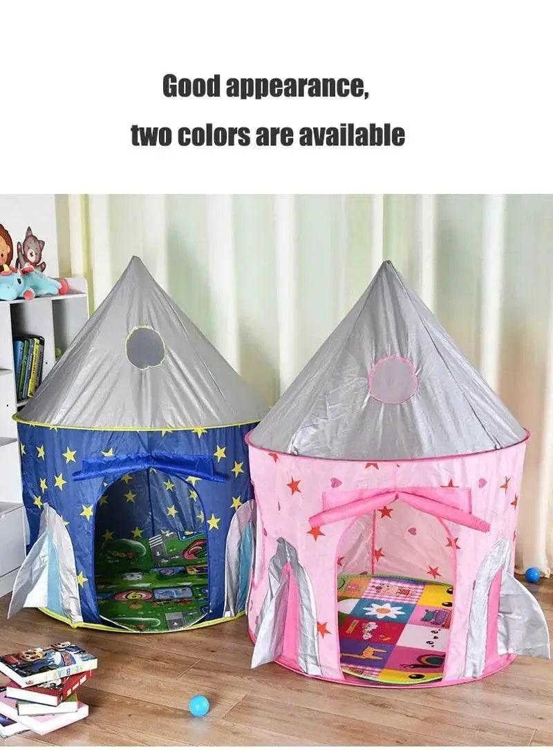  3 In 1 Portable Rocket Children's Tent Toys Ball Pool Tunnel -  ToylandEU™