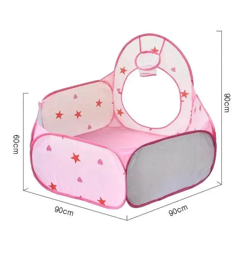  3 In 1 Portable Rocket Children's Tent Toys Ball Pool Tunnel -  ToylandEU™
