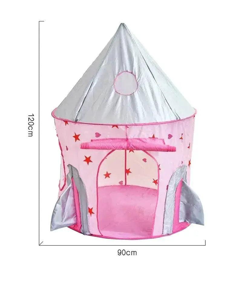  3 In 1 Portable Rocket Children's Tent Toys Ball Pool Tunnel -  ToylandEU™
