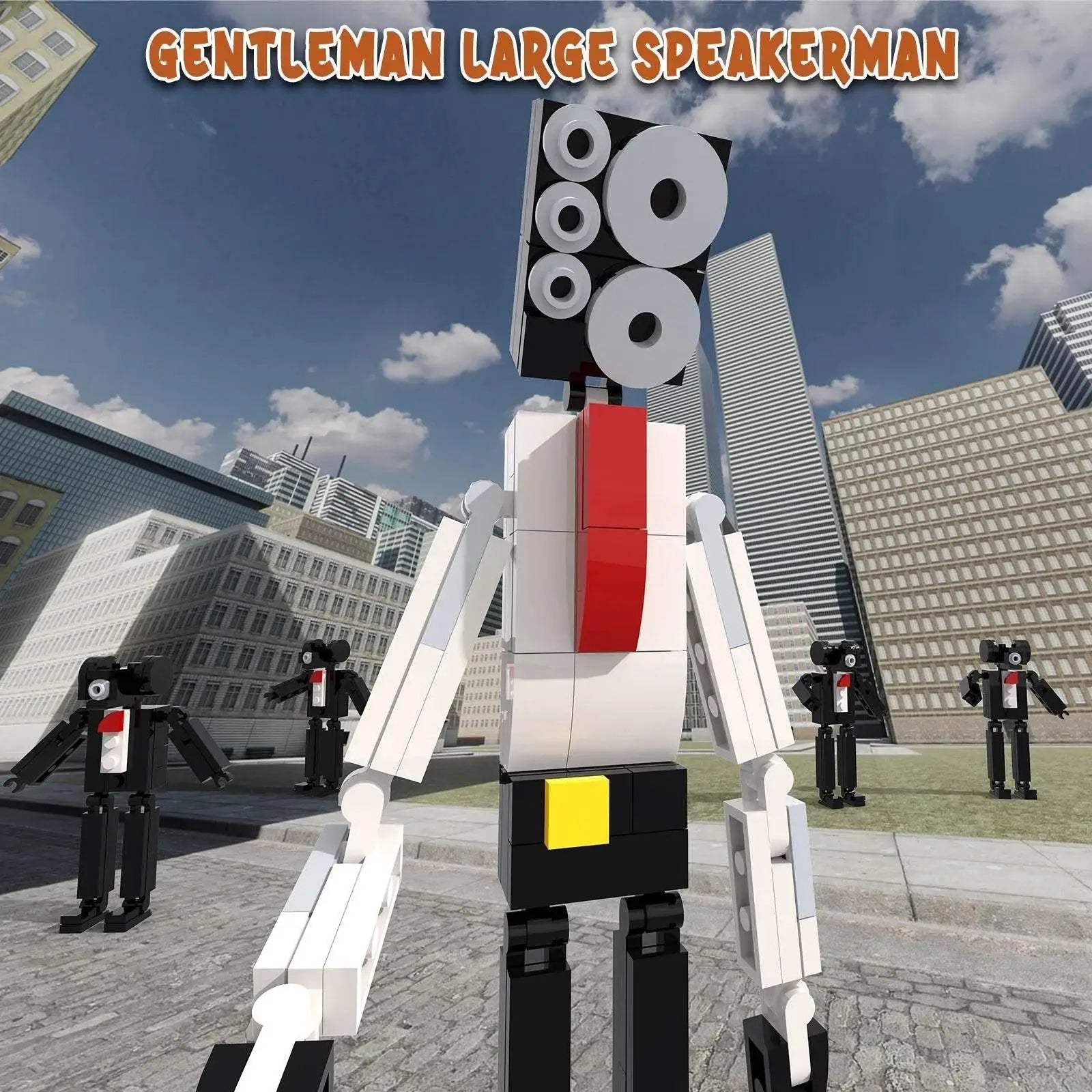 3-in-1 Skibidi Toilet Building Kit with Speakerman and Toilet Man - ToylandEU