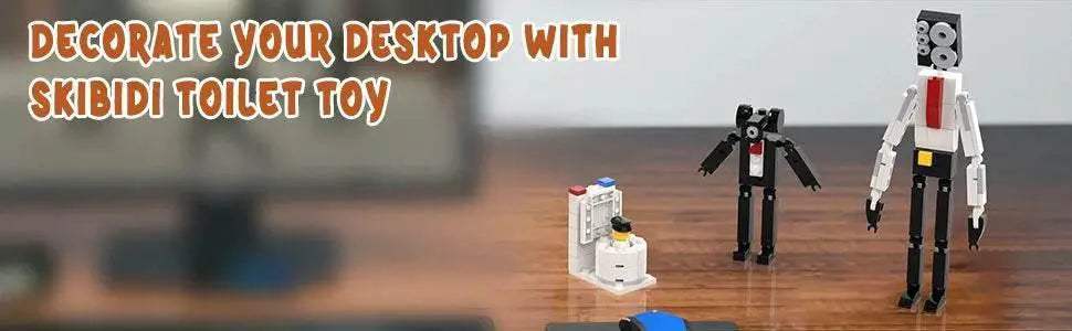 3-in-1 Skibidi Toilet Building Kit with Speakerman and Toilet Man - ToylandEU
