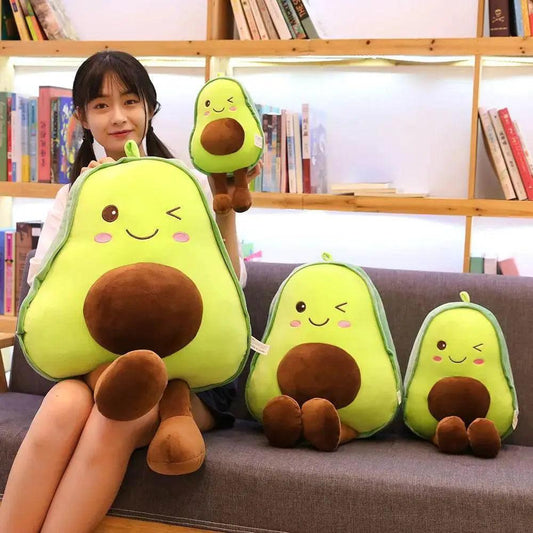 30/45/55CM Cute Avocado Plush Toy Girl Pillow Simulation Fruit Stuffed Doll Birthday Gift For Men And Women -  ToylandEU™