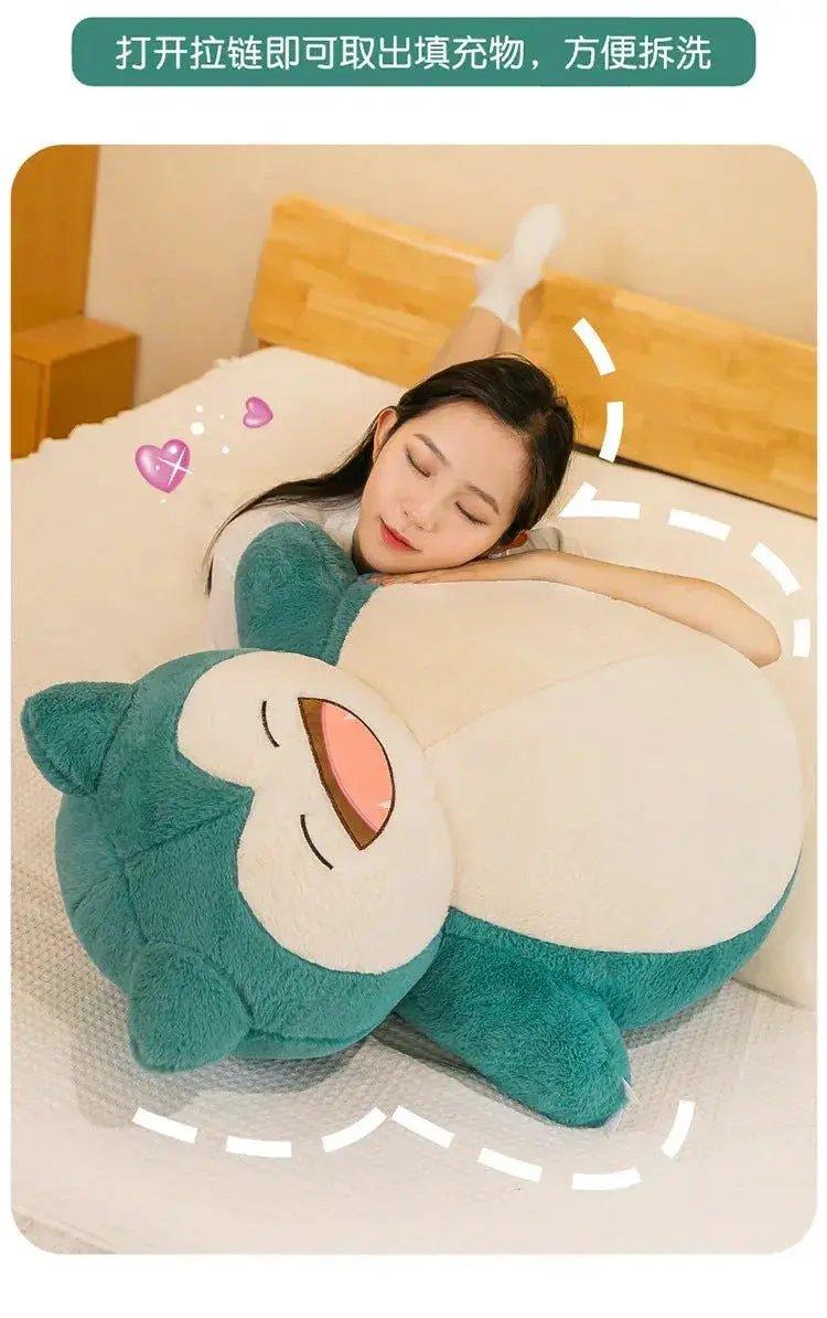  30/45/60CM Big Size Pokémon Cute Snorlax Plush Toy, Cuddling Sleeping Doll -  ToylandEU™