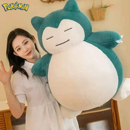 30/45/60CM Big Size Pokémon Cute Snorlax Plush Toy, Cuddling Sleeping Doll - ToylandEU