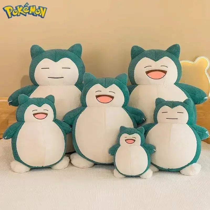 30/45/60CM Big Size Pokémon Cute Snorlax Plush Toy, Cuddling Sleeping Doll - ToylandEU