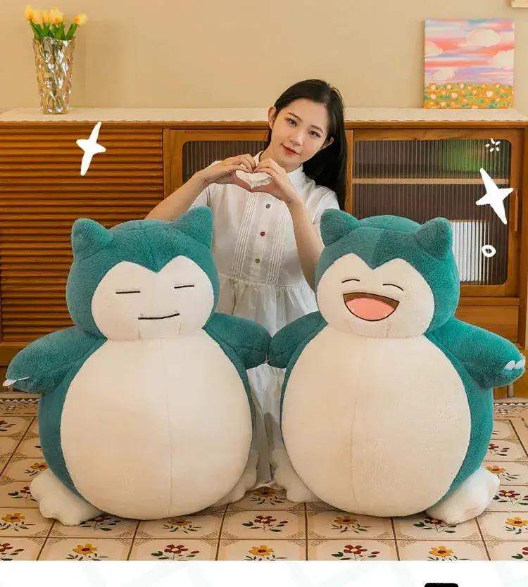 30/45/60CM Big Size Pokémon Cute Snorlax Plush Toy, Cuddling Sleeping Doll - ToylandEU