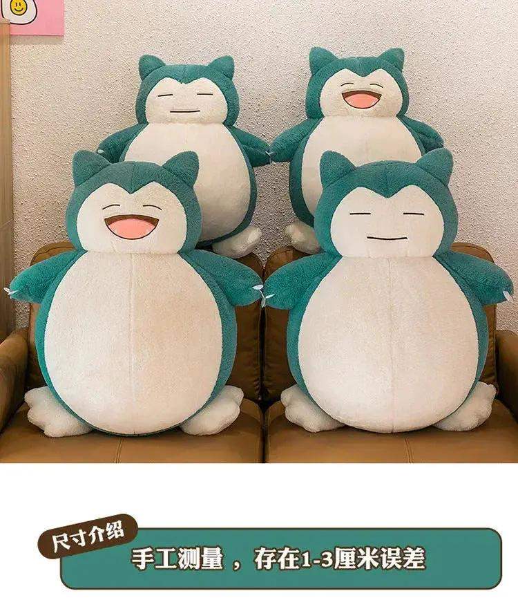 30/45/60CM Big Size Pokémon Cute Snorlax Plush Toy, Cuddling Sleeping Doll - ToylandEU