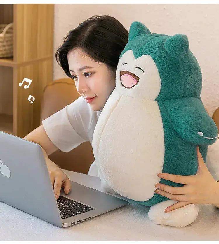 30/45/60CM Big Size Pokémon Cute Snorlax Plush Toy, Cuddling Sleeping Doll - ToylandEU