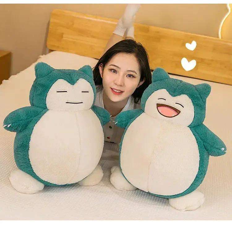 30/45/60CM Big Size Pokémon Cute Snorlax Plush Toy, Cuddling Sleeping Doll - ToylandEU