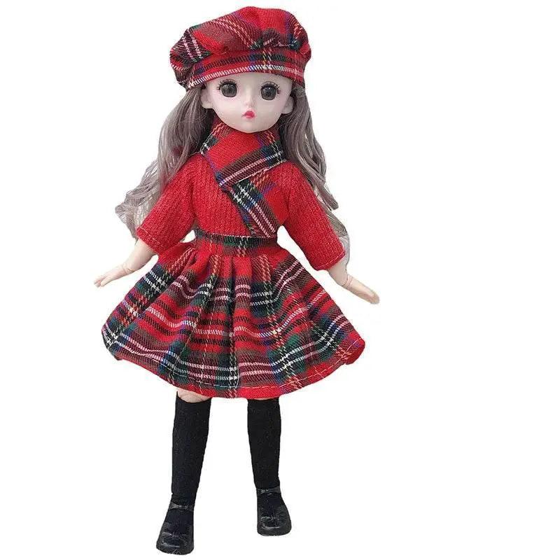  30 Cm 1/6 BJD Doll Winter Dress Set Cute Girl Gift -  ToylandEU™
