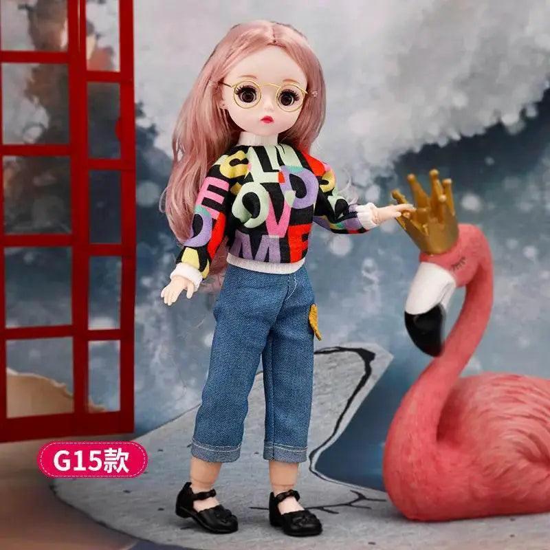  30 Cm 1/6 BJD Doll Winter Dress Set Cute Girl Gift -  ToylandEU™