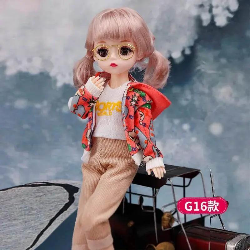  30 Cm 1/6 BJD Doll Winter Dress Set Cute Girl Gift -  ToylandEU™