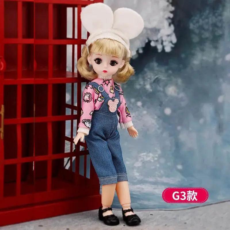  30 Cm 1/6 BJD Doll Winter Dress Set Cute Girl Gift -  ToylandEU™