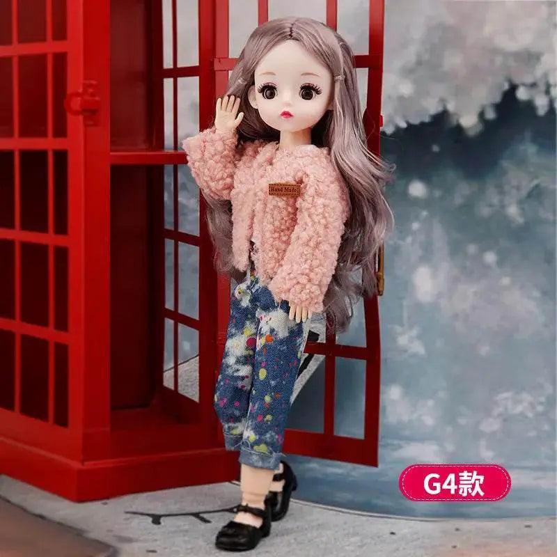  30 Cm 1/6 BJD Doll Winter Dress Set Cute Girl Gift -  ToylandEU™