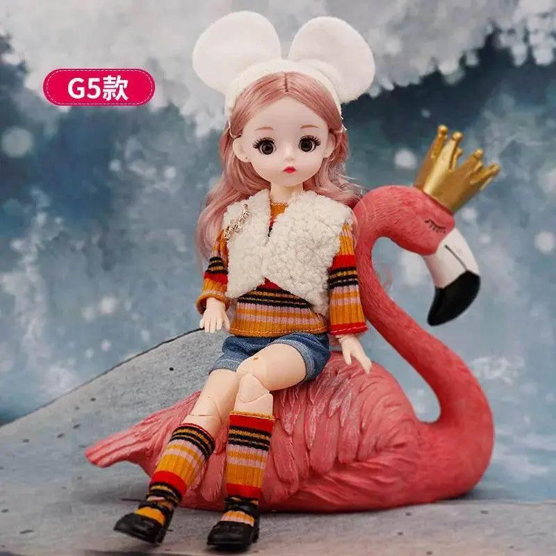  30 Cm 1/6 BJD Doll Winter Dress Set Cute Girl Gift -  ToylandEU™