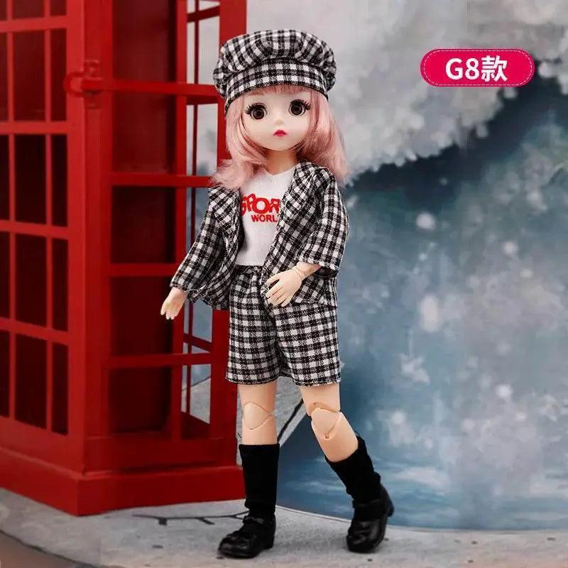  30 Cm 1/6 BJD Doll Winter Dress Set Cute Girl Gift -  ToylandEU™