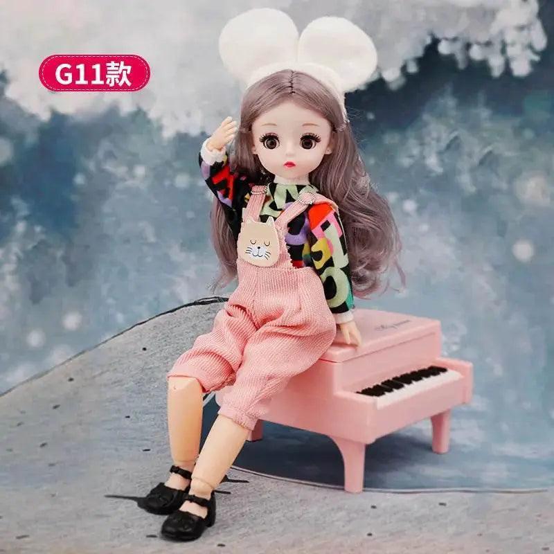  30 Cm 1/6 BJD Doll Winter Dress Set Cute Girl Gift -  ToylandEU™